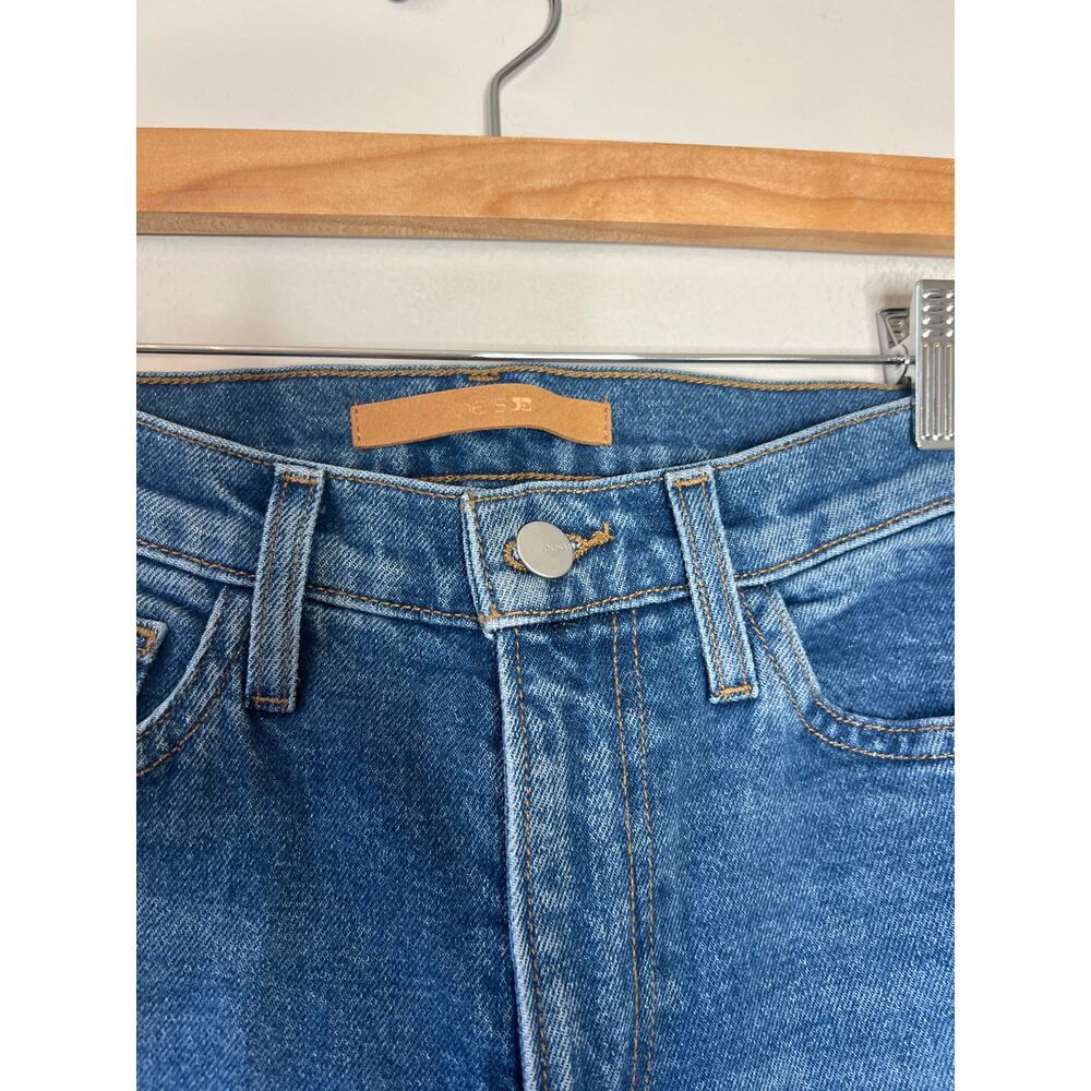 NEW Joe’s Jeans Blake High Rise Wide Leg Cropped Jeans Blue Midwash Size: 25 - Picture 4 of 7